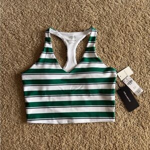 NWT Abercrombie & Fitch YPB sculptLUX Racerback V-Neck Tank - Sz M